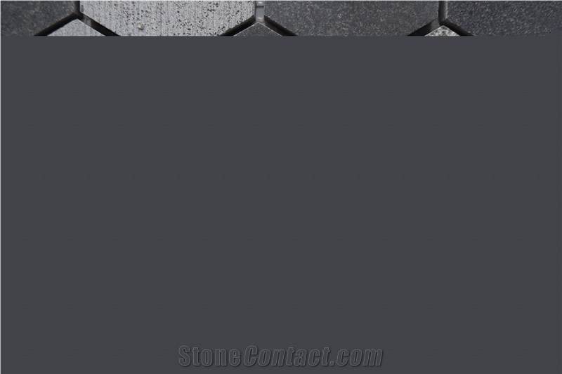 China Black Basalt Liner Strip Mosaic Wall Tiles Panel