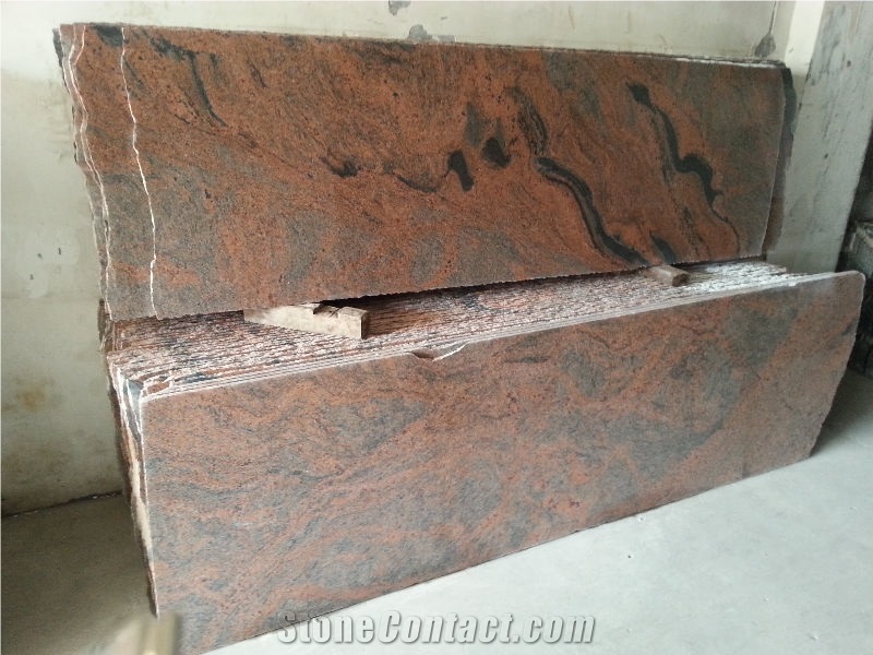 Multicolor Red Granite Slab, Floor Tile