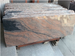 Multicolor Red Granite Slab, Floor Tile
