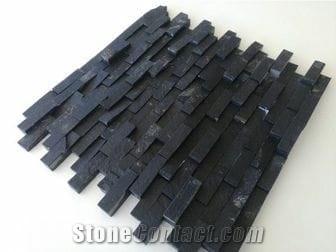 Black and Rust Colored Slate Tiles