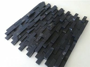 Black and Rust Colored Slate Tiles