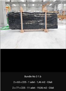 Nero Picasso Marble Slabs