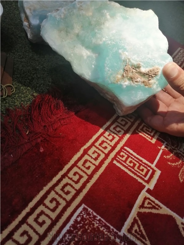 Blue Calcite Stones (Various Sizes) Precious Stone