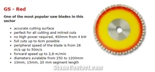 Diatrade Gs - Red Saw Blade