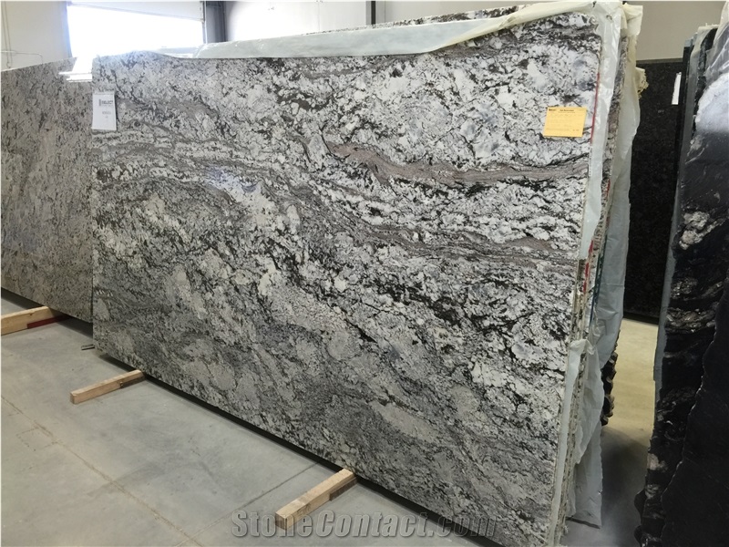 Alaska Gold, Alaska Red Granite Slabs