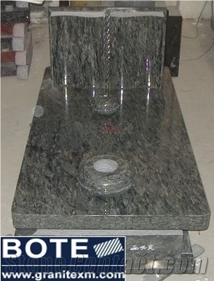 Book Style Granite Tombstone Monument Gravestone