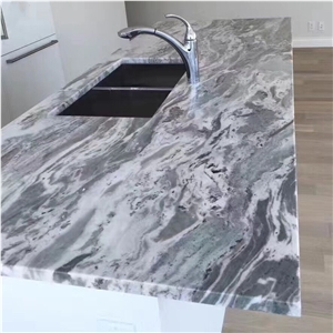Grey Vein Marble Countertop Grey Marble Customized