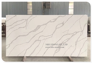 Selecttype White Quartz Slab Artificial Stone