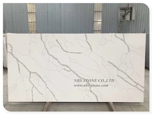 Selecttype White Quartz Slab Artificial Stone