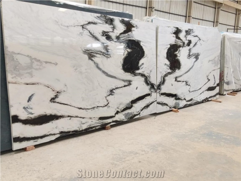 Panda White Marble for Tabletops