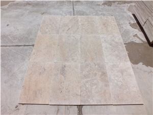 Latte Silver Travertine Tile