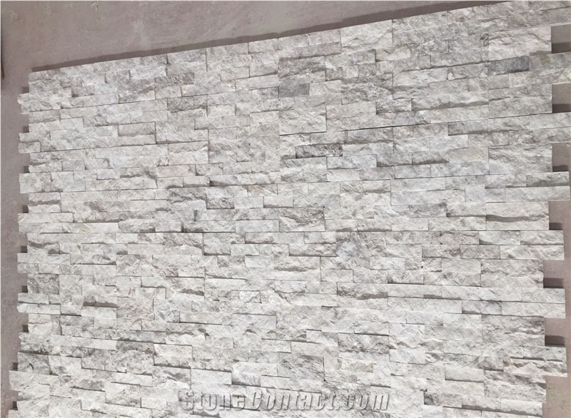 Silver Marble Split Face