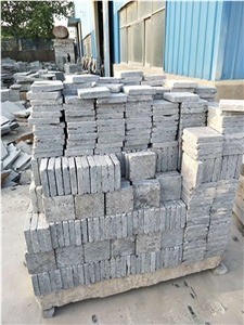 China Blue Limestone Garden Stepping Cobble Pavers