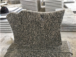 Green Granite Western Style Cemetery Tombstones