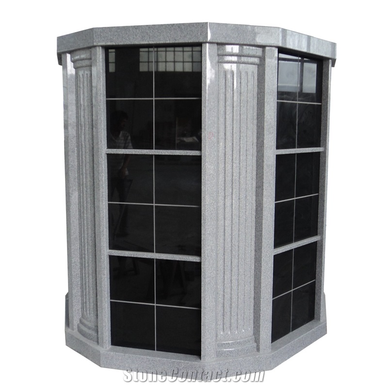 Black Shutters 72 Nich Hexagonal Columbarium