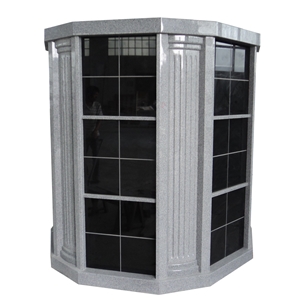 Black Shutters 72 Nich Hexagonal Columbarium