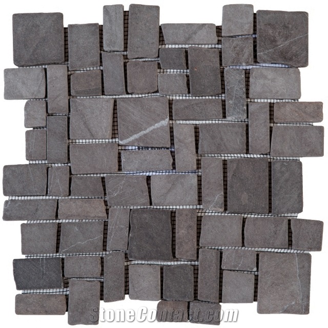Mosaic Random Grey Stone Mosaic