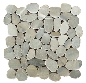 Mosaic Slice Pebble Grey