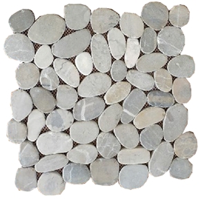 Mosaic Slice Pebble Grey