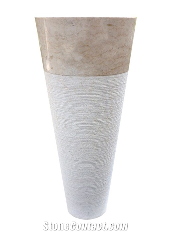 Pedestal Round Outside Alur Geret