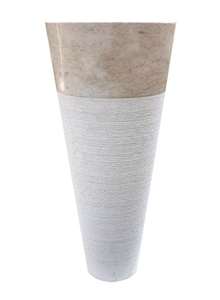 Pedestal Round Outside Alur Geret