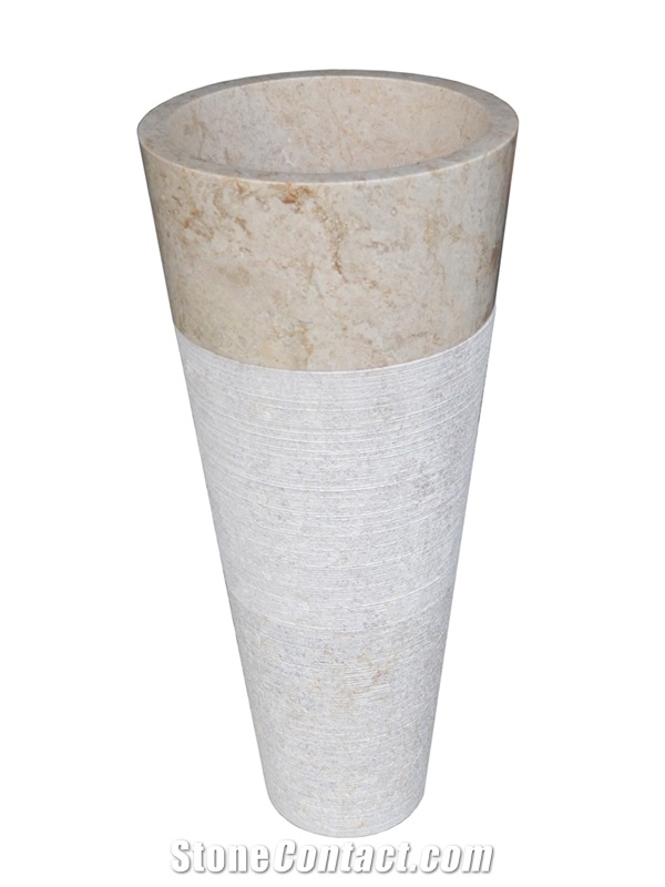 Pedestal Round Outside Alur Geret