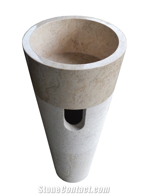 Pedestal Round Outside Alur Geret