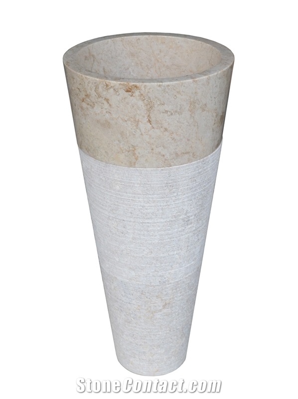 Pedestal Round Outside Alur Geret