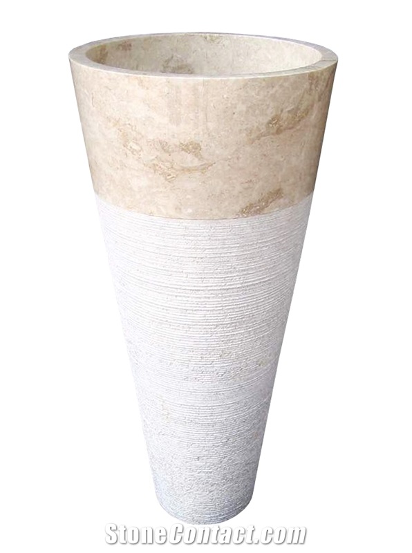 Pedestal Round Outside Alur Geret