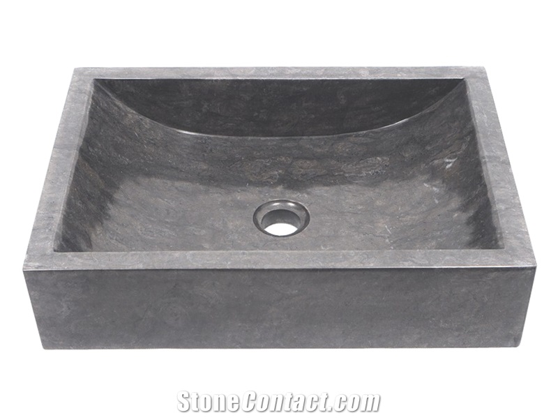 Sink Kotak Luncur Polish - Black