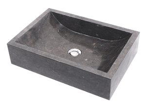 Sink Kotak Luncur Polish - Black