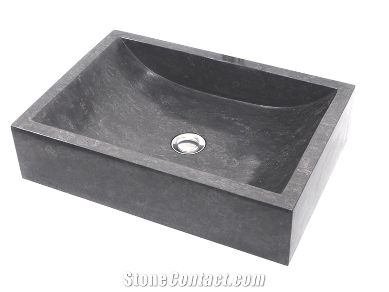 Sink Kotak Luncur Polish - Black