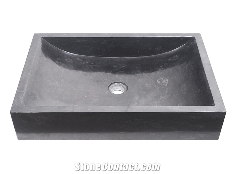 Sink Kotak Luncur Polish - Black