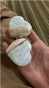 Blue Calcite Aragonite Spheres