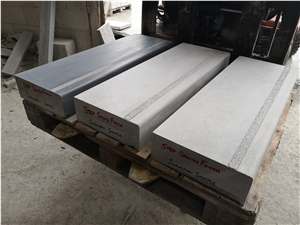 Irish Blue Limestone Landscaping Stones, Kerbstone