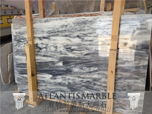 Turkish Marble Cut Size Slab Export Dream Blue