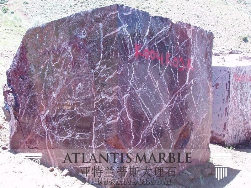 Turkish Marble Cut Size Slab Export Rosso Levanto