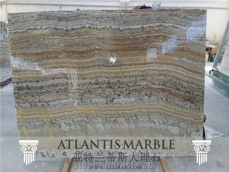 Turkish Onyx Cut to Size Slab Export Onyx Tiger