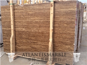 Turkish Travertine Cut Size Slab Export Travertine