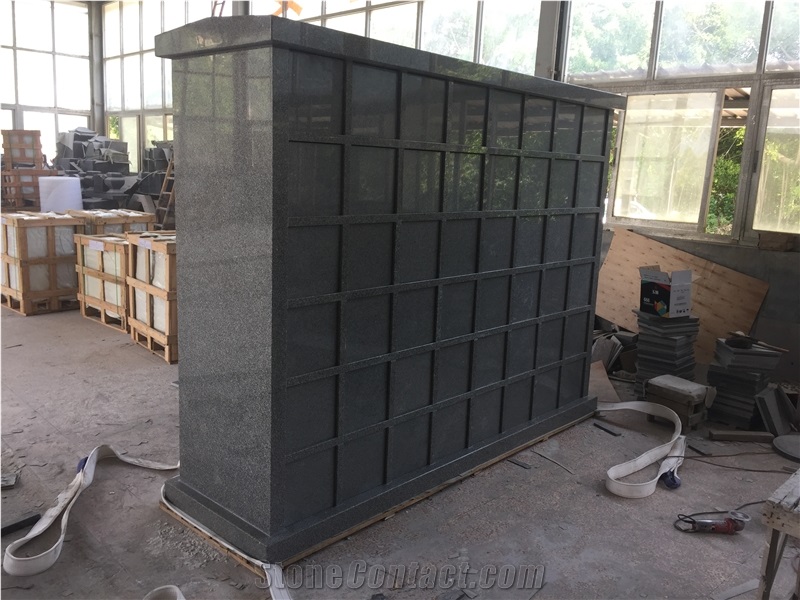 All in Light Gray G633 96 Niches Columbarium