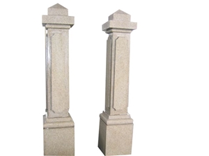 Black Granite Columns, Marble Columns