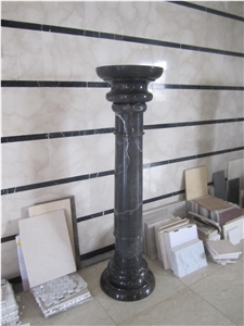 Black Granite Columns, Marble Columns
