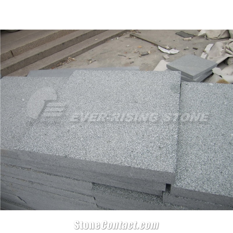 China Flint Green Granite Flamed Pavers