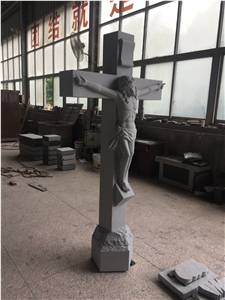 China Marble and Granite Crucifix Statue, Religious Carvings