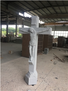 China Marble and Granite Crucifix Statue, Religious Carvings