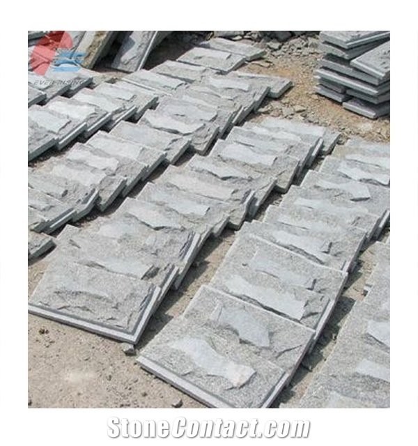 G343 Shandong Grey Granite Pitched Wall Facade