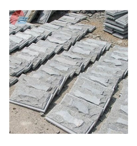 G343 Shandong Grey Granite Pitched Wall Facade