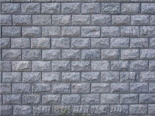 G343 Shandong Grey Granite Pitched Wall Facade