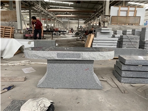 Light Gray G603 G633 Granite Polished Bench