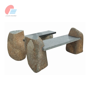 Natural Stone Bench Set for Garden